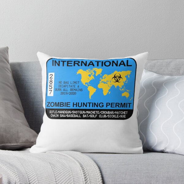 Item preview, International Zombie Hunting Permit 2019/2020 designed and sold by zorpzorp.