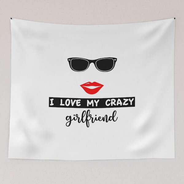 Item preview, I love my cracy girlfriend / girlfriend sunglases designed and sold by Kentala.