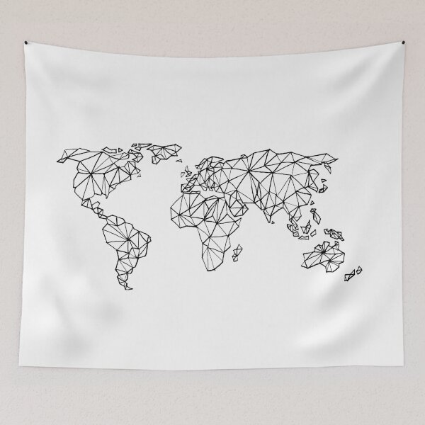 Item preview, Geometric Map designed and sold by Hailey Vasas.