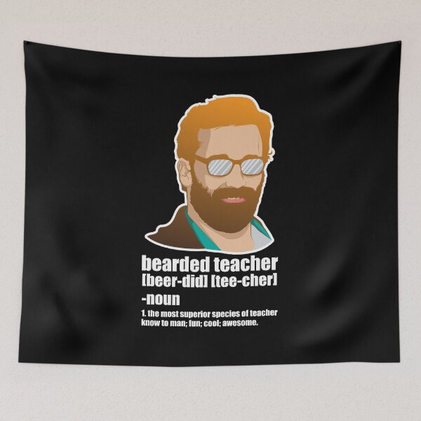 Item preview, bearded beard funny teacher tshirt gift Shirt designed and sold by Adriancryp.