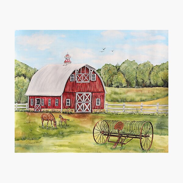 Item preview, Rural Red Barn C designed and sold by Jean Plout.