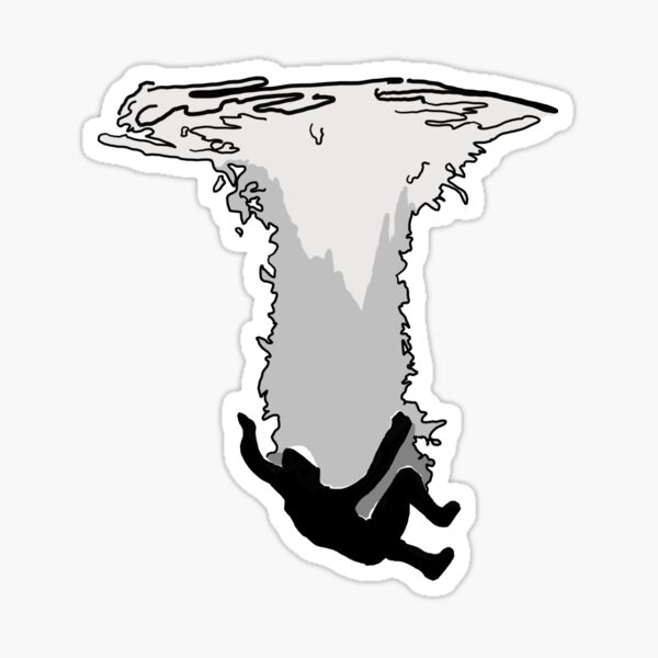 Falling Sticker