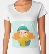 Winter Premium Scoop T-Shirt