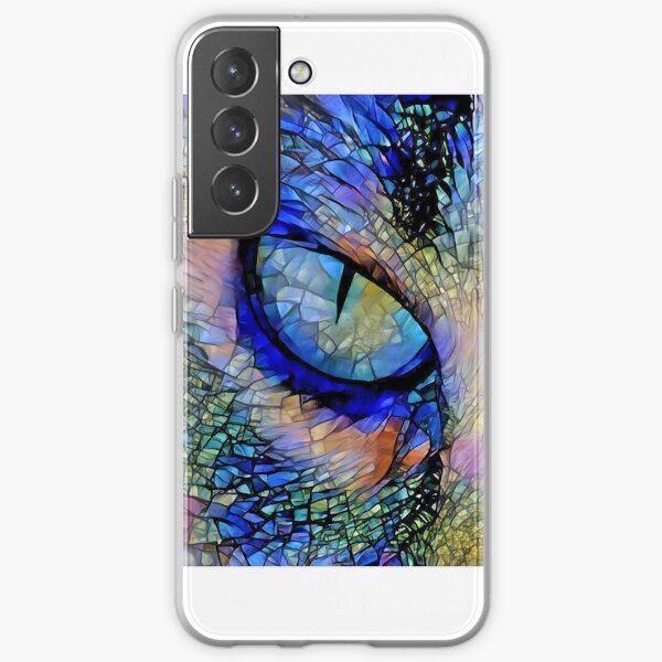 Eye of a cat - photo art Samsung Galaxy Soft Case