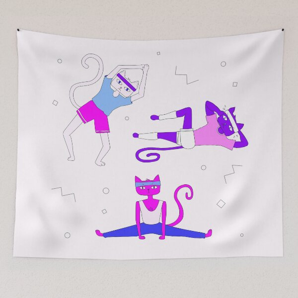 Item preview, Stretch cats designed and sold by Mila Pop.