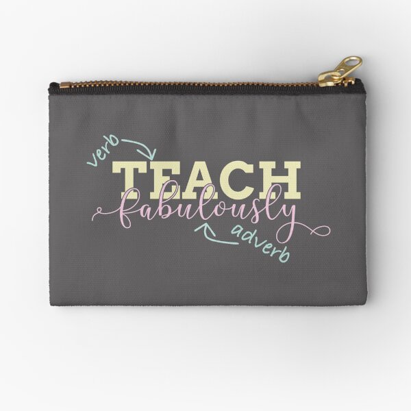 Teach Fabulously English Grammar Teacher Zipper Pouch