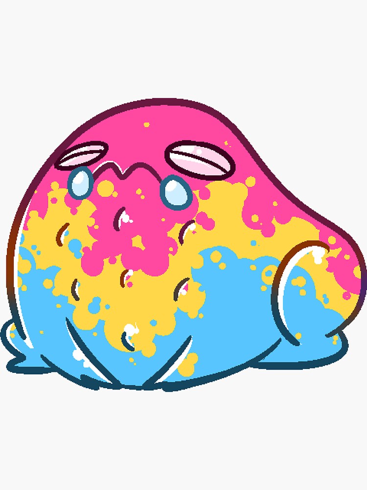 "Pan Pride Frog" Sticker for Sale by nenafena | Redbubble