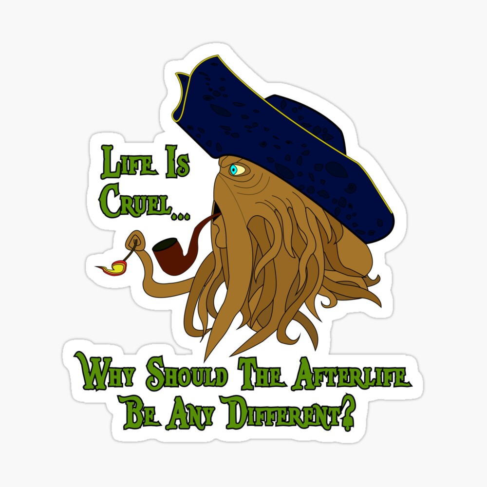 Davy Jones Life Is Cruel Poster By Darthcobay Redbubble