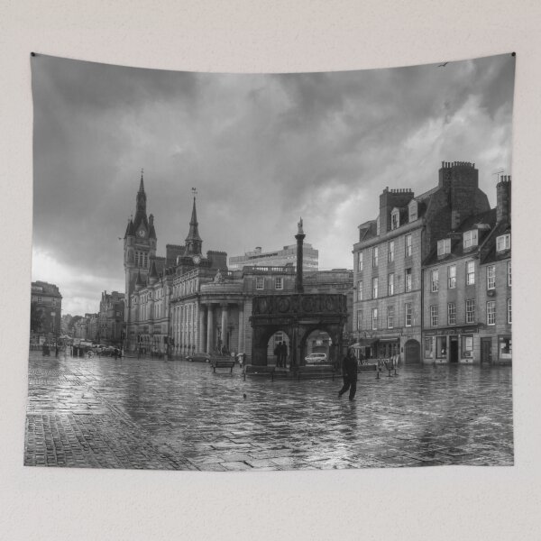 Item preview, Aberdeen in the rain - B&W designed and sold by tomg.