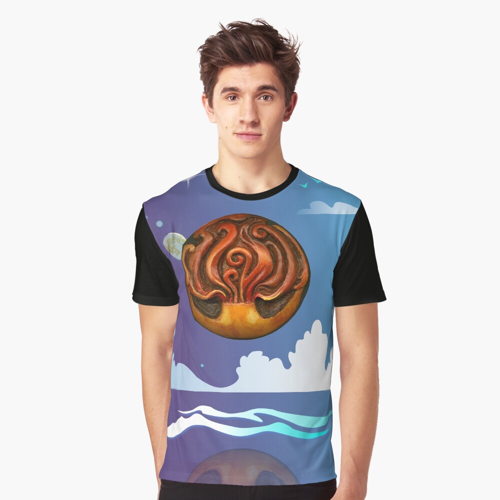 Fire And Water Graphic T-Shirt
