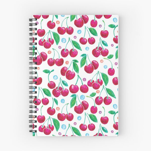 Item preview, Watercolour Cherries II | White Background designed and sold by RebeccaFlaherty.
