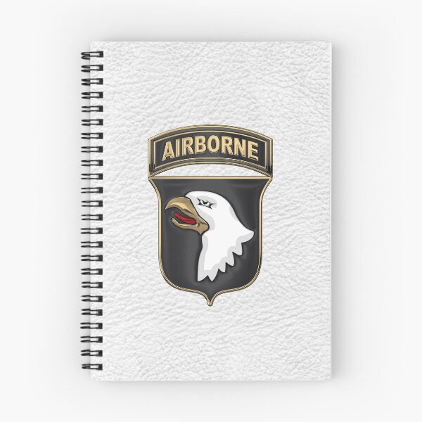 Item preview, 101st Airborne Division - 101st  A B N  Insignia over White Leather designed and sold by Serge Averbukh Art Studio.