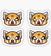 Retsuko Faces - Rage Pack Sticker