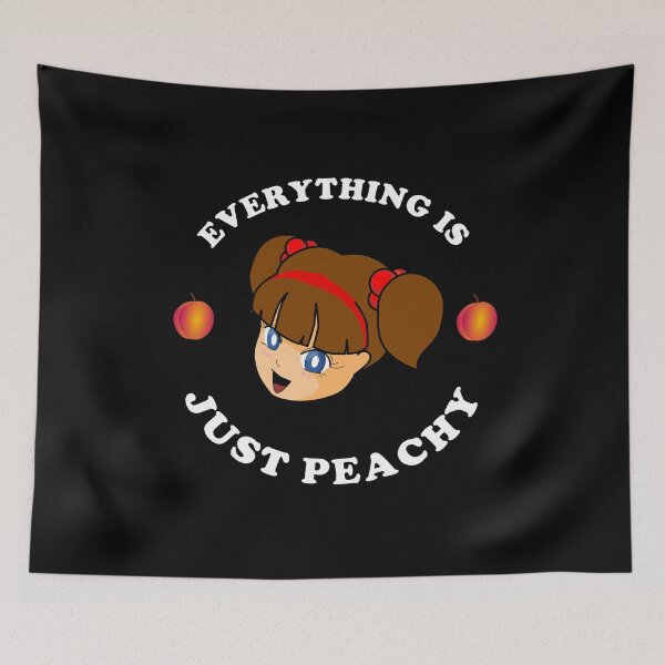 Item preview, Everything Is Just Peachy - White Text designed and sold by 4wordsmovement.