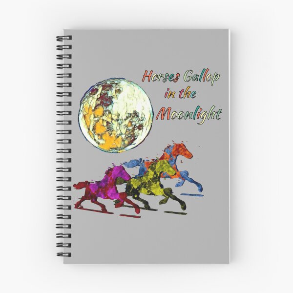 Item preview, Horses Gallop in the Moonlight  designed and sold by interocitore.