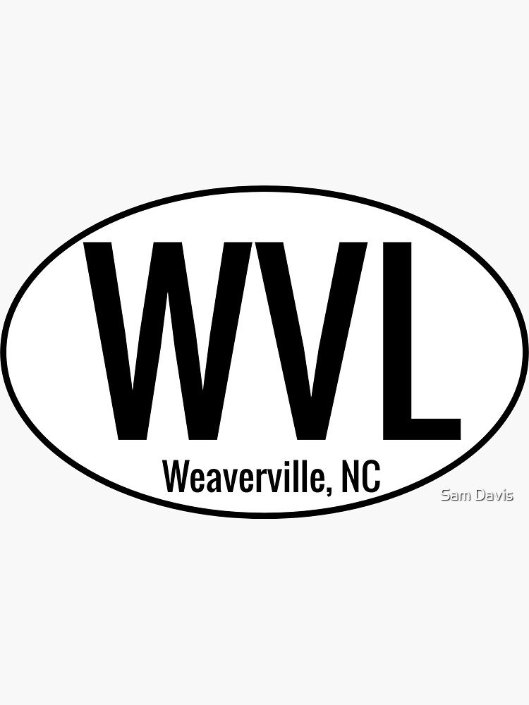 "weaverville north carolina pride" Sticker for Sale by reallyjustsam