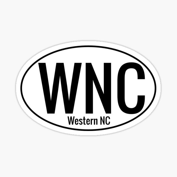 WNC Location Sticker Sticker