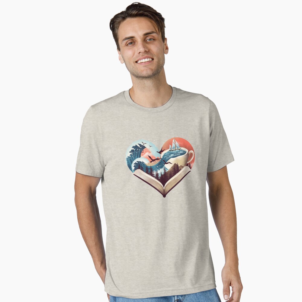 Vista previa del artículo con la obra «Camiseta esencial», diseñado y vendido por dandingeroz.