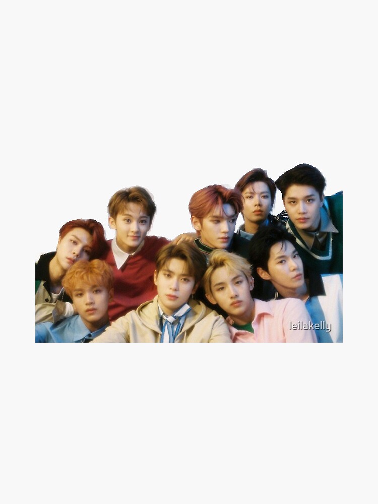 nct sticker nct 127 group photo sticker by leilakelly