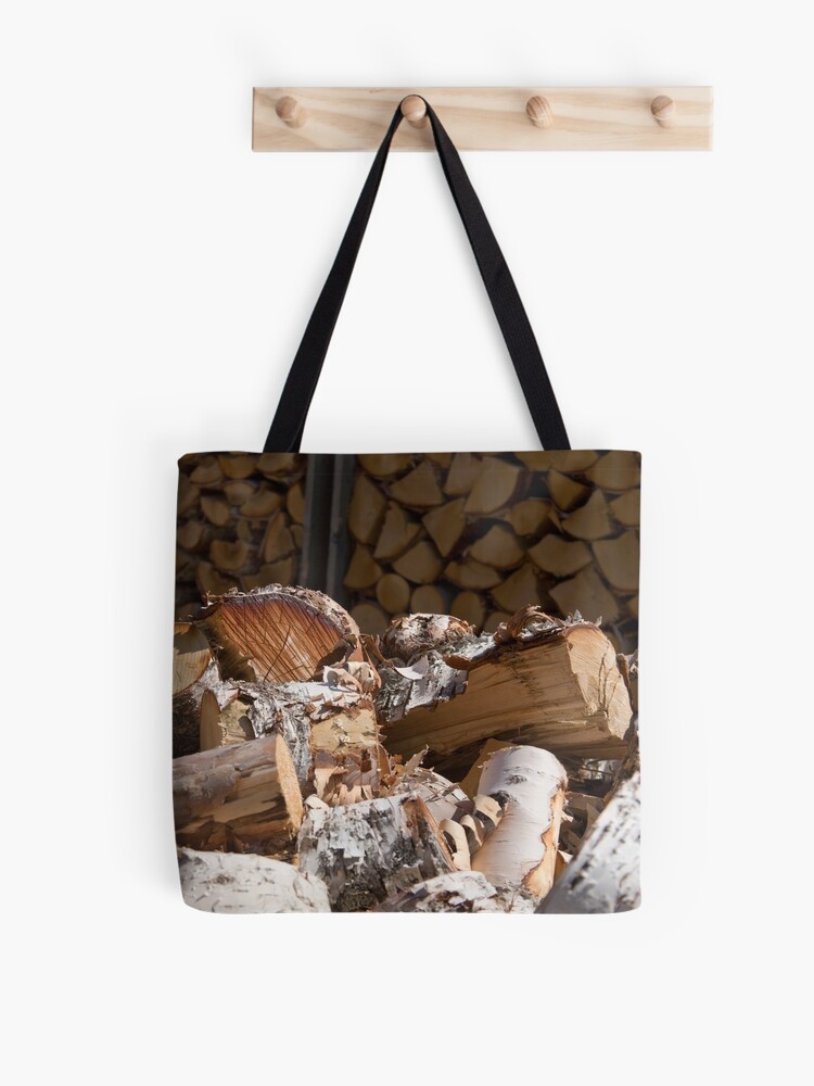 Thumbnail 1 of 2, Tote Bag, Firewood designed and sold by guffa-com.