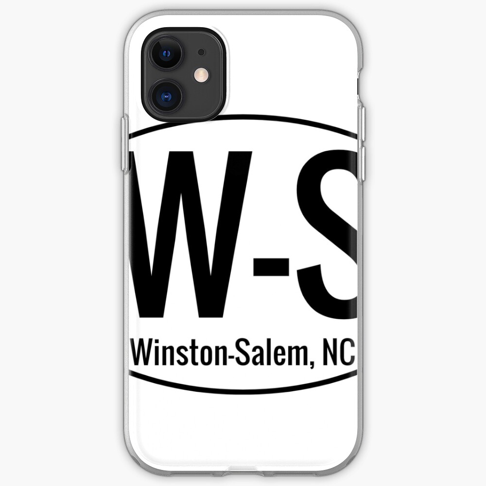 Winston-Salem W-S Location iPhone Soft Case