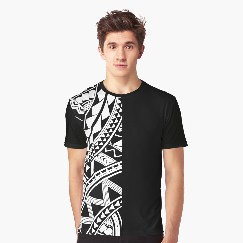 Polynesian Tattoo Design T-shirts - Tribal Edge Clothing