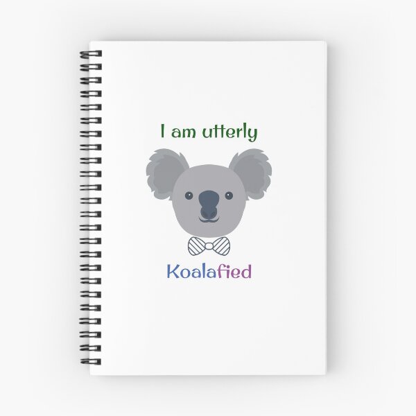 Item preview, I am utterly Koalafied koala pun designed and sold by Bug & Brush.