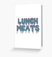 lunch meats Greeting Card
