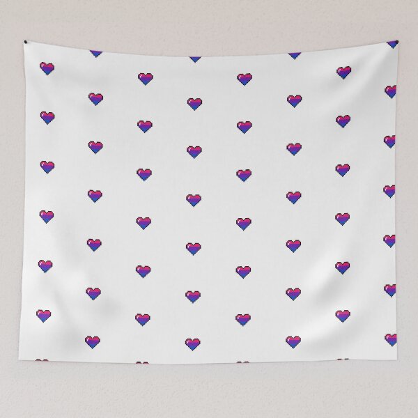 Item preview, Bisexual Pride Pixel Heart designed and sold by maiamakesedits.