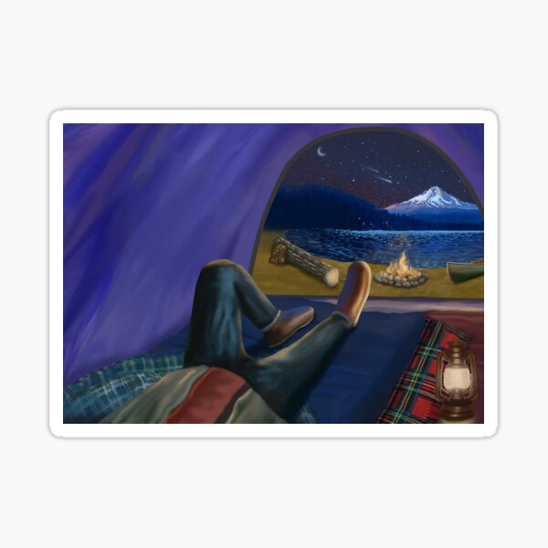 Trillium Lake Sticker