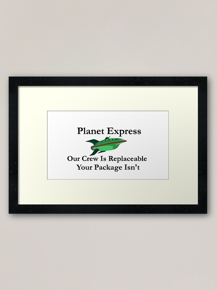 Alternate view of Planet Express Framed Art Print