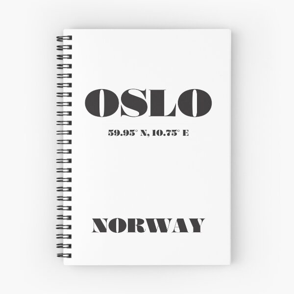 Item preview, OSLO Norway Typography designed and sold by NordicStudio.