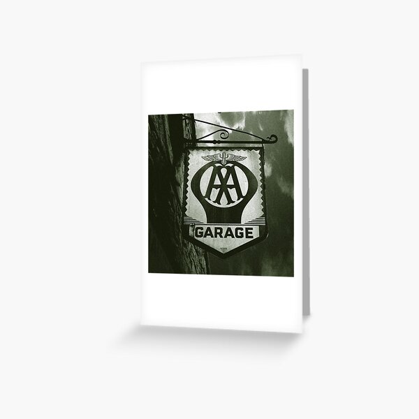 AA Sign Greeting Card