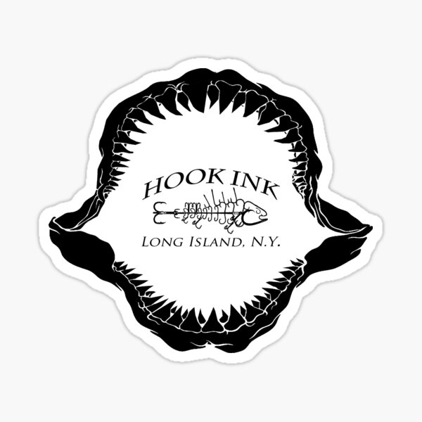 Shark Jaws Hook ink Striper hooks Pillow for Sale by hookink