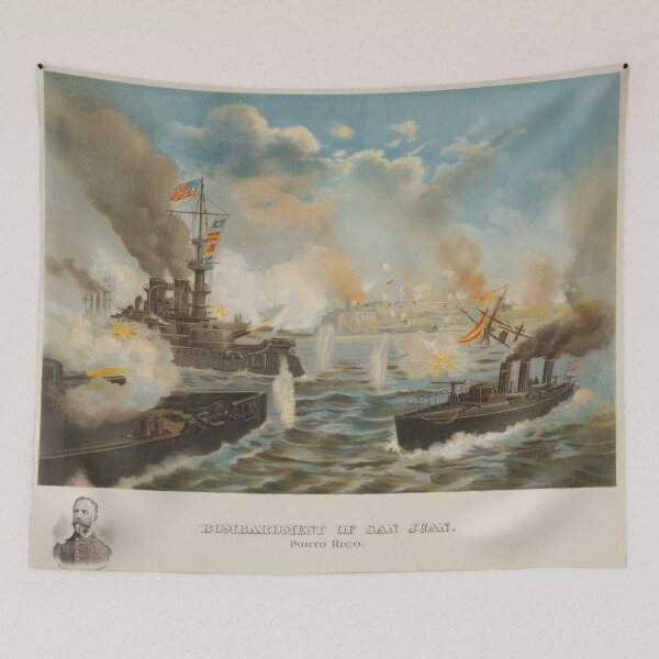 Item preview, Bombardment of San Juan Porto Rico May 12 1898 designed and sold by allhistory.