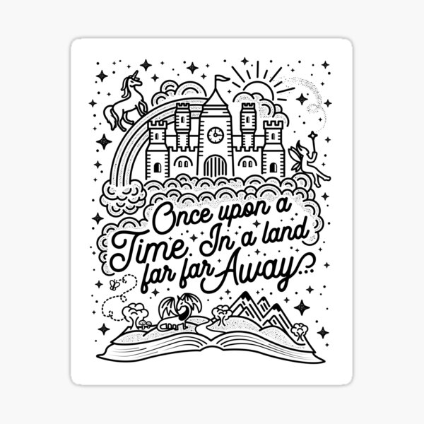 Once Upon A Time Fairytale Merchandise Sticker