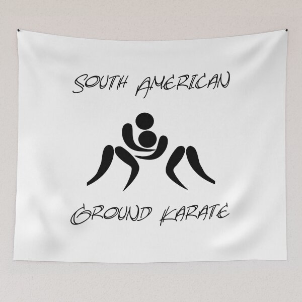 Item preview, South American Ground Karate Black Print designed and sold by engineram.