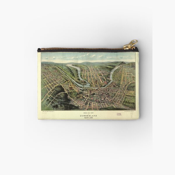 Item preview, Bird's eye view of Cumberland Maryland (1906) designed and sold by allhistory.