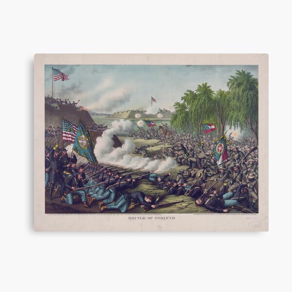Civil War Battle of Corinth October 3 & 4 1862 Canvas Print