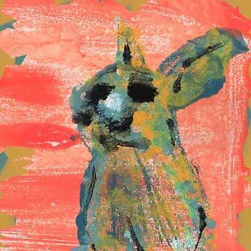 Artwork thumbnail, Sunset Rabbit by missmann