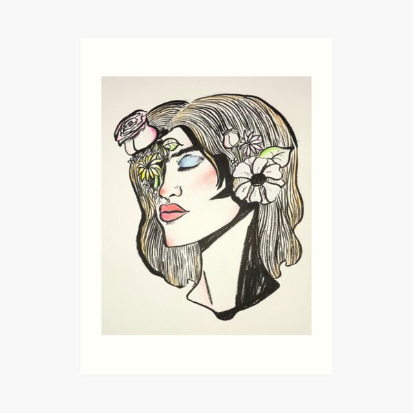 Flower Portrait Art Print
