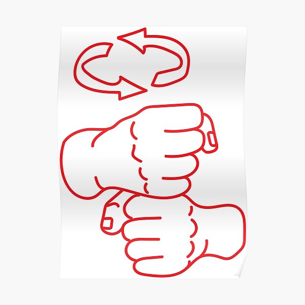 Coffee Sign Language Posters | Redbubble