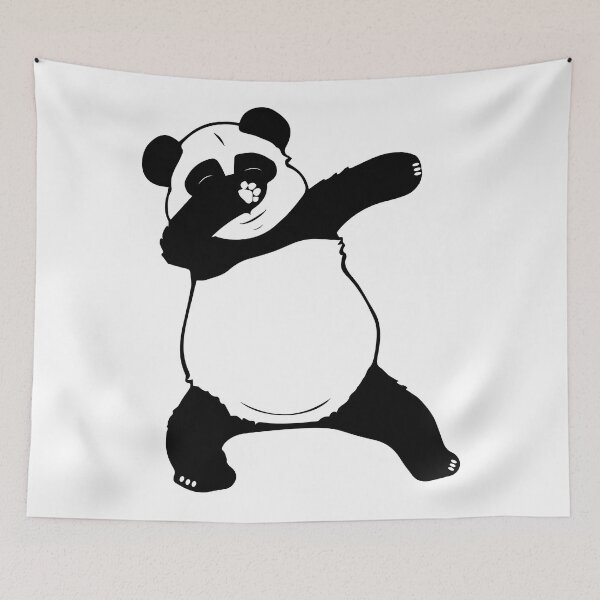 Item preview, Fat Panda Dabbing Dance designed and sold by alltheprints.