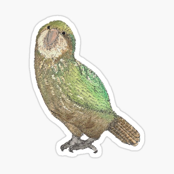 Item preview, Kakapo designed and sold by Wild Green Designs.