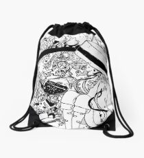 Alone Drawstring Bag