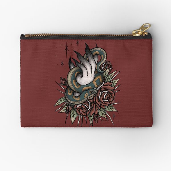 Snake with Hand Zipper Pouch