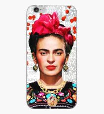 Frida Kahlo blüht Papier iPhone-Hülle & Cover