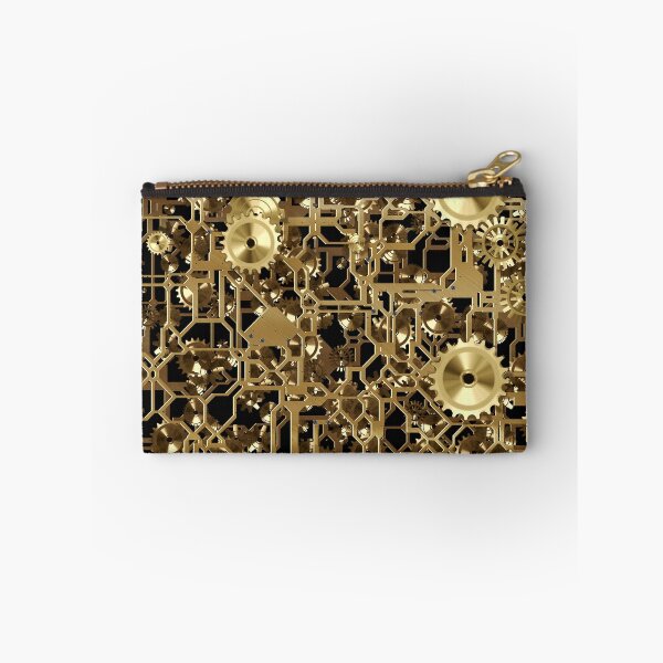 Item preview, Golden Clockwork Gear Pattern Texture Background designed and sold by allhistory.