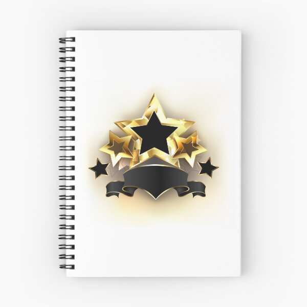Item preview, Five Stars with Black Ribbon designed and sold by Blackmoon9.
