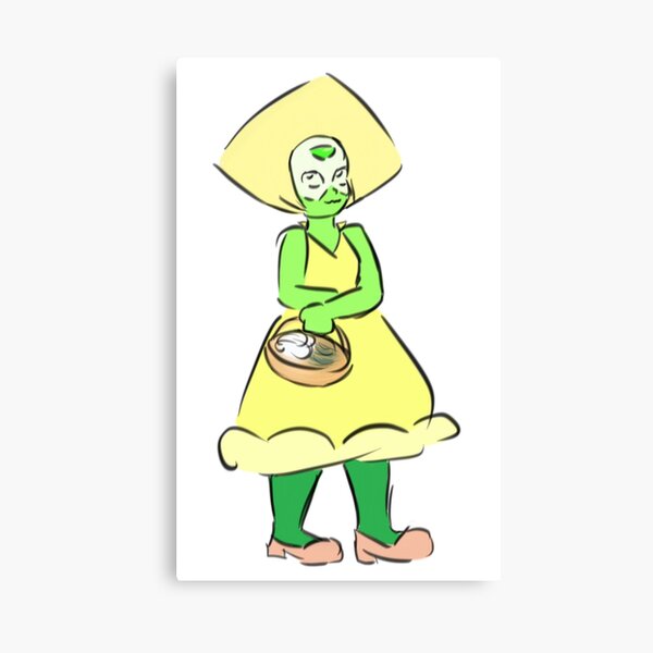 Peridot Flower Girl Canvas Print